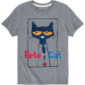 Pete the Cat - Frame with Button - Toddler Short Sleeve T-Shirt
