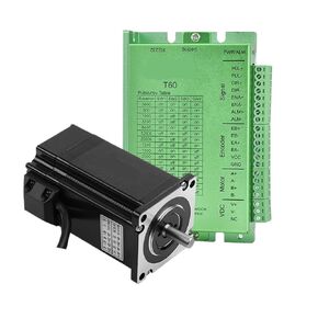 60mmx60mm 23 24 3N.m Closed Loop Stepper Motor Kits 424.84Oz-in Nema23 24 Stepper Motor and Drivers/Servo Motor Kits