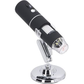 Microscope Camera Mashifier ، 2 ميجابكسل إلى 50 إلى 1000X مجهر رقمي قابل للتعديل لتسجيل الفيديو (أسود)