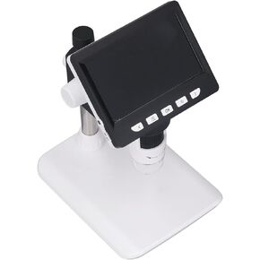 4.3in Digital Electron Microscope, Digital Electron Microscope,50-1000X,4.3in Screen 2MP HD Camera with Light and Stand for, USB Microscopes