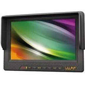 LILLIPUT 668GL-70NP/H/Y 7 "شاشة HD الحقل على الكاميرا لـ DSLR + MOUNT + MINI HDMI Cable + Battery Charger Adapter by Viviteq Inc