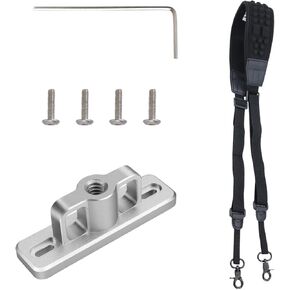 Aluminum Install Holder Mount for Drones Remote Control Tripods Mount Neck Lanyards Adapters Aluminum Handle Bracket