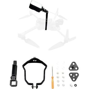 Multifunctional Adapter Mount for Action Camera/LED Flight Light, RC Quadcopter Body Bracket Holder for DJI Air 3 Drone B