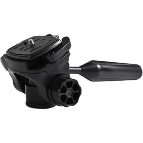 Camera Tripod Head Compact Black Accessories Professional Precision Adjustment 3/8" 1/4" Adapter for Tripod DSLR