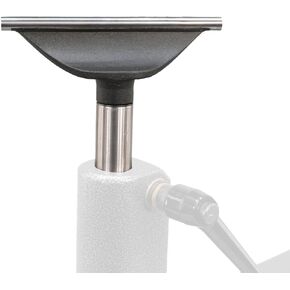 6" Tool Rest with Hardened Steel Rod For Wood Lathe, 1" Diameter Post, 5" Post Length