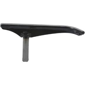 Robust, Small "J" Curved Tool Rest for Mini Lathes, 9" Wide, 5/8" post