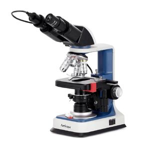 B120C-R 40X-2500X USB-C Rechargeable Battery-Powered Student Binocular Compound Microscope w/3D Two-Layer Mechanical Stage, Achromatic Objectives, & LED Illuminator + 1.0MP USB 2.0 Digital Camera