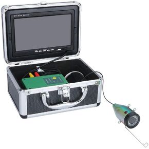 DVR Fish Finder Underwater Fishing Camera, 7" IPS 1280x720 Screen, 1080P 15m Camera, 16GB Recording, 30m Cable