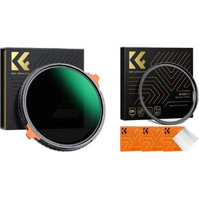 77mm Variable ND4-64+ CPL 2-in-1 Lens Filter & 67mm to 77mm Step-Up Lens Filter Adapter Ring