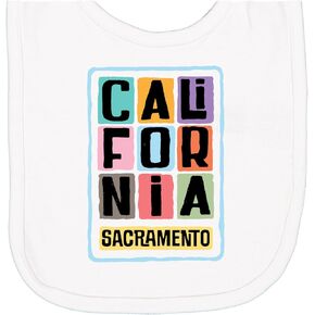 inktastic Sacramento California Gifts Newborn Bib