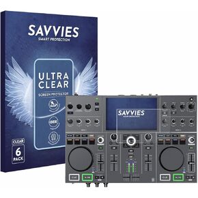 6 Pack Screen Protector Compatible with Denon DJ Prime Go+ Protection Film Clear