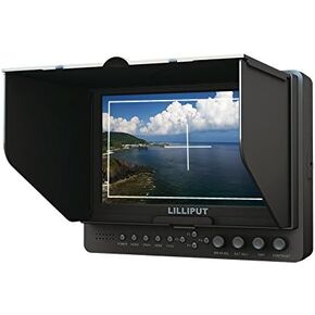 Lilliput Professional 7 '' 665/s/p Color TFT LCD شاشة مع HDMI inuput والإخراج ، ypbpr ، AV ، HD-SDI ، إخراج HD-SDI