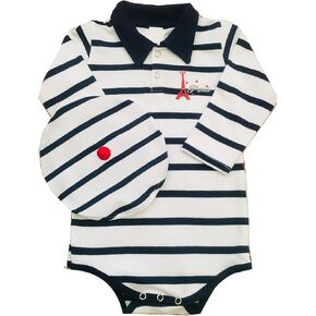 Paris Eiffel Tower Baby Bodysuit in Cotton Fabric - Available in Several Sizes