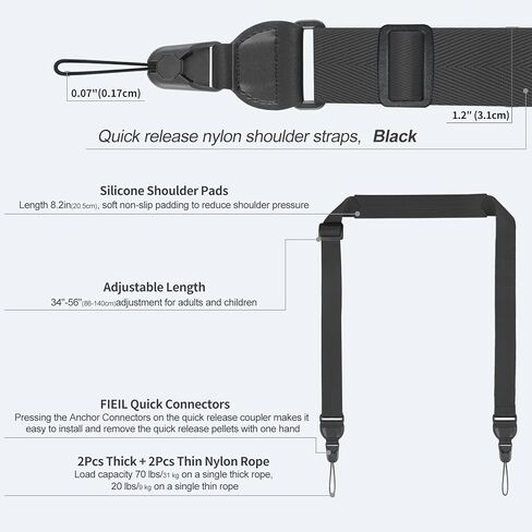 Adjustable Shoulder Straps, Universal IPad lanyard, Silicone Padded Camera Strap with Quick Release Buckle, Comfort Neck Strap for Cameras, iPads, Tablet Case, Binoculars (Royal Bule) in Saudi Arabia
