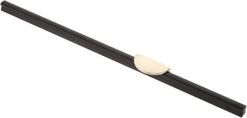 Modern door knob for kitchen cabinets bedroom wardrobe shoecase drawers black goden Aluminum durable simple and elegant design - (Color: Black Golden C) in Saudi Arabia
