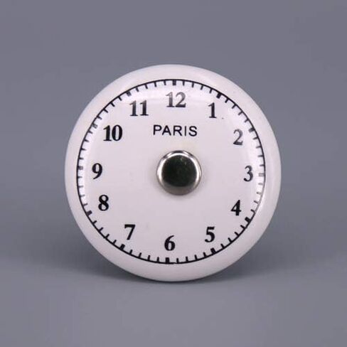 1x White Ceramic Drawer Knobs Children Door Handle Porcelain Cabinet Knobs Kid Dresser Knob Cute Cupboard Pull - (Color: H) in Saudi Arabia