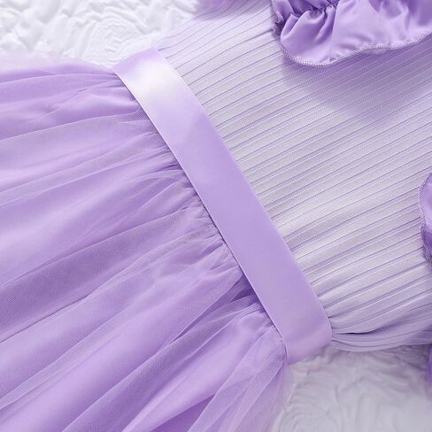 Toddler Tutu Dress Girls Tulle Ruffle Bowknot Dresses Wedding Birthday Party Formal Princess Dress in Saudi Arabia