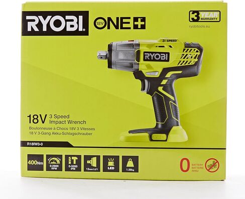 RYOBI R18IW3-0 18V ONE+ Cordless 3-Speed Impact Wrench (Body Only) in Saudi Arabia