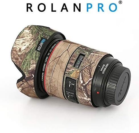 Rolanpro Mirrorless Camera Lens Camouflage Coat for Canon EF 24-105mm F/4 L is II USM Cover Lens Protective Sleeve Case-#3 Jungle Waterproof in Saudi Arabia