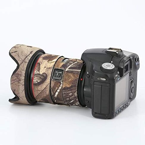 Rolanpro Mirrorless Camera Lens Camouflage Coat for Canon EF 24-105mm F/4 L is II USM Cover Lens Protective Sleeve Case-#3 Jungle Waterproof in Saudi Arabia