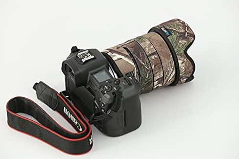 Rolanpro Mirrorless Camera Lens Camouflage Coat for Canon EF 24-105mm F/4 L is II USM Cover Lens Protective Sleeve Case-#3 Jungle Waterproof in Kuwait