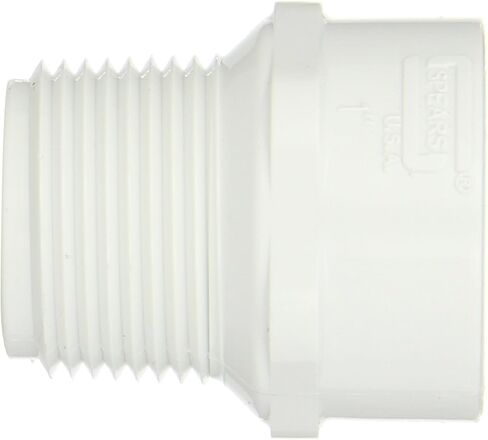Spears 434 Series PVC Pipe Fitting, Riser Extension Adapter, Schedule 40, 1" NPT Female in Saudi Arabia