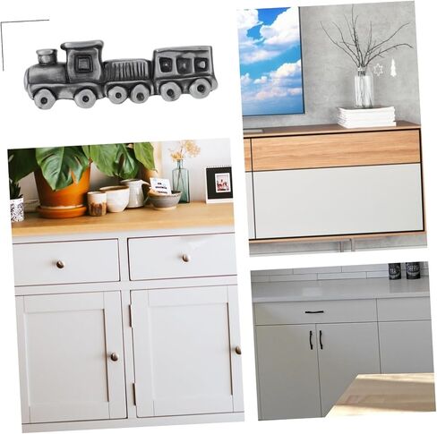 HOMSFOU 1SET Creative Train Drawer مقابض أنيقة لغرف Boy Girl's Rooms Wardrobe و Cabinet Use Supply Finish Design for Boys and Girls in Kuwait