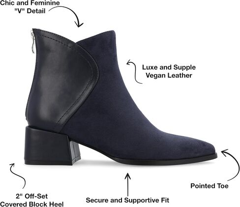Joureee Women's Comfort Foam Consuello Booties in Kuwait