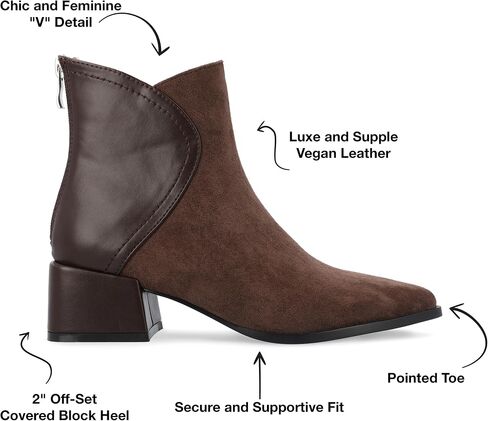 Joureee Women's Comfort Foam Consuello Booties in Kuwait