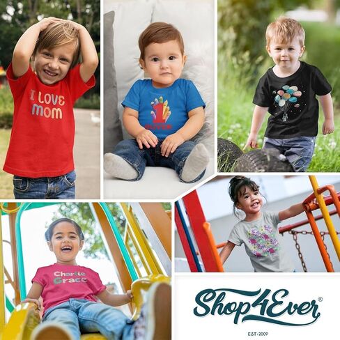 SHOP4EVER® مخصص مخصص التصميم الخاص بك Toddler Cotton T-Shirt in Kuwait