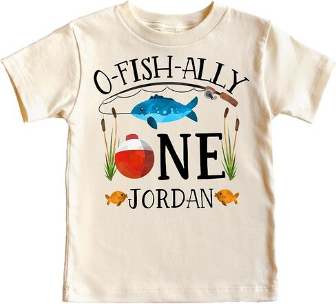Custom Name Personalized O-Fishally One 1st Birthday Fishing Outfit for Baby Boys in Saudi Arabia