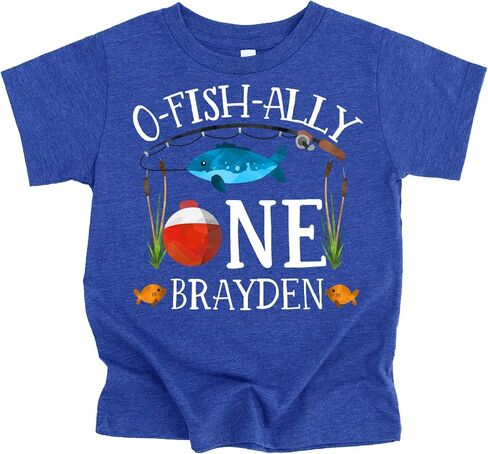 Custom Name Personalized O-Fishally One 1st Birthday Fishing Outfit for Baby Boys in Saudi Arabia