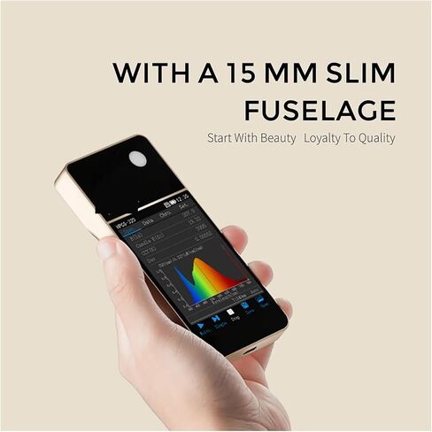 320 Spectrometer Lighting Led Tester Spectrum Lux Meter CCT CRI Metro LCD Display, high Accuracy(Top Sensor) in Saudi Arabia