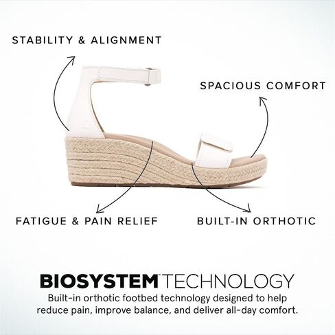 ABEO Riviera Ankle Sandals For Women | Arch Support Sandals Women's | Wedge Sandals For Women | Built-In Orthotic Insole in Saudi Arabia