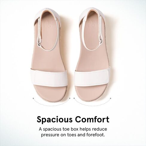 ABEO Riviera Ankle Sandals For Women | Arch Support Sandals Women's | Wedge Sandals For Women | Built-In Orthotic Insole in Saudi Arabia