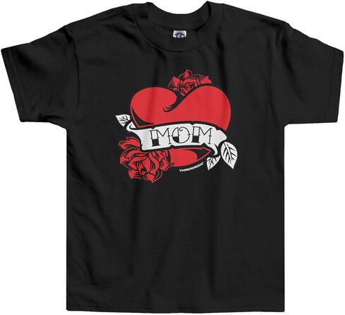 ThreadRock Little Boys 'Mom' Heart Tattoo Toddler T-Shirt in Kuwait