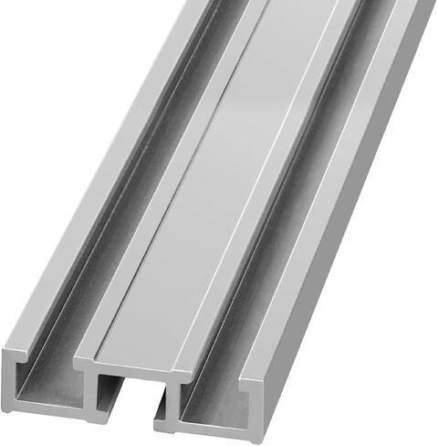 Woodpeckers Dual Purpose T-Track, 48 Inch, 3 Slot, Aluminum, USA Made, Universal Multi T Track for Woodworking, Hex Nuts, Hex Bolts - DPTRACK48 in Saudi Arabia