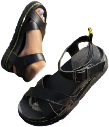Women's Fashionable Solid PU Leather Sandals Platform Slides Casual Comfortable Slippers for Women Summer Lightweight Breathable Shoes for Daily Wear No Slip Chunky Sole Summer Beach Vacation in Saudi Arabia