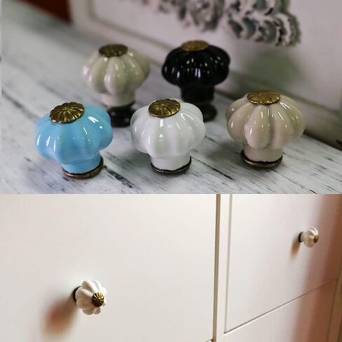 10x DIA 25mm Mini Pumpkin Crown مقابض الأثاث مقابض الأطفال غرفة الأطفال اللطيف درج مقابض مربع المجوهرات. in Kuwait
