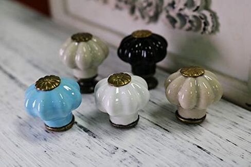 10x DIA 25mm Mini Pumpkin Crown مقابض الأثاث مقابض الأطفال غرفة الأطفال اللطيف درج مقابض مربع المجوهرات. in Kuwait
