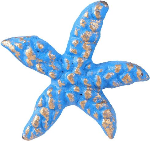 Children Drawer Knobs Novelty Ocean Sea Star Handles for Kids Room Kitchen Cabinet Handles Cupboard Knobs Furniture Hardware A50 - (Color: -blue) in Saudi Arabia