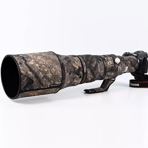 Rolanpro Waterproof Lens Cover for Canon RF 600mm F4 L is USM Camouflage Rain Cover Lens Protective Sleeve Case#20 Jungle Waterproof in Saudi Arabia