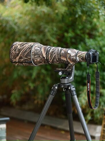 Rolanpro Waterproof Lens Cover for Canon RF 600mm F4 L is USM Camouflage Rain Cover Lens Protective Sleeve Case#20 Jungle Waterproof in Saudi Arabia