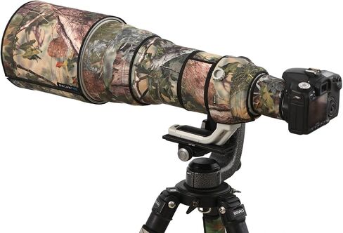 Rolanpro Waterproof Lens Cover for Canon RF 600mm F4 L is USM Camouflage Rain Cover Lens Protective Sleeve Case#20 Jungle Waterproof in Saudi Arabia