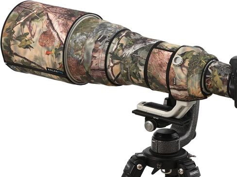 Rolanpro Waterproof Lens Cover for Canon RF 600mm F4 L is USM Camouflage Rain Cover Lens Protective Sleeve Case#20 Jungle Waterproof in Saudi Arabia
