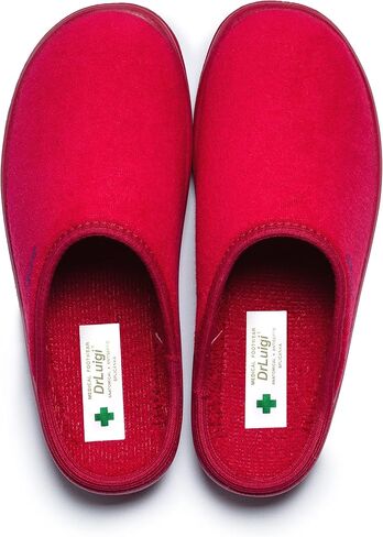 Medical Slippers for Women - Memory Foam Shoes Indoor Outdoor Italian Cotton - Made in EU - Relieves Pressure, Improves Peripheral Blood Circulation in Kuwait