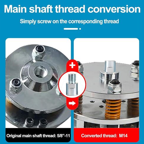 5-inch Concrete/stone bush hammer grinding Attachment–removes coatings and adds slip-resistant texture. Surface Roughening Tool (Arbor: 5/8"-11 Threaded) in Saudi Arabia