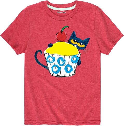 Pete the Cat - with Big Cupcake - Toddler Short Sleeve T-Shirt in Saudi Arabia