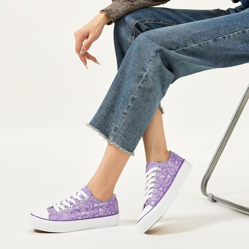 yageyan Womens White Tennis Shoes Low top Canvas Sneakers Women Fashion Shoes for Walking Casual Canvas Comfortable in Kuwait