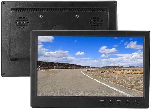 10.1 inch HD Monitor TFT LCD Color Screen, Portable Monitor with VGA BNC AV Ypbpr Input, 1280x800 Resolution, Supports PAL and NTSC Video Formats, Mini and Multifunctional (US in Saudi Arabia